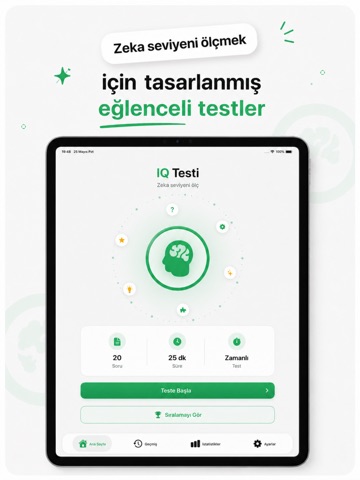 IQ Testi Pro iPad screenshot