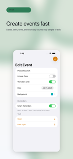 Countdown Central: Events screenshot 3