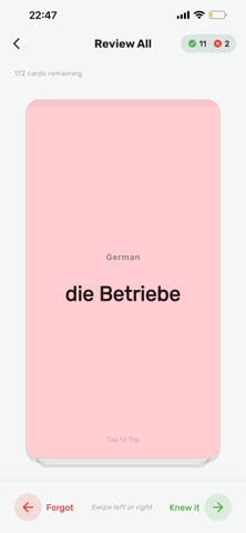Mein Wortschatz auf Deutsch screenshot