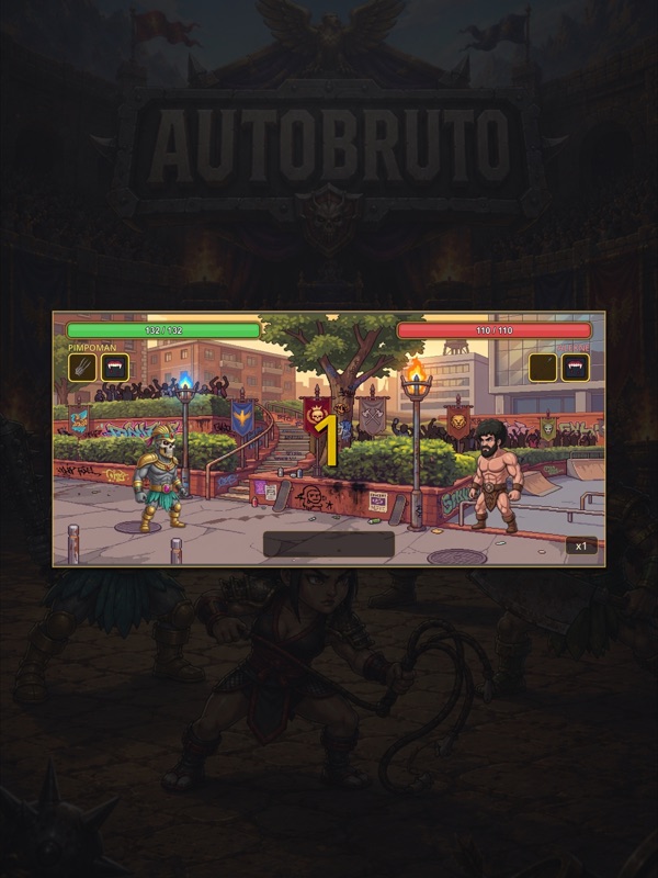 AutoBruto: Gladiadores RPG screenshot 11