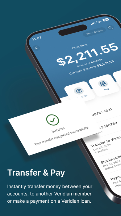 Veridian Mobile Banking Screenshot