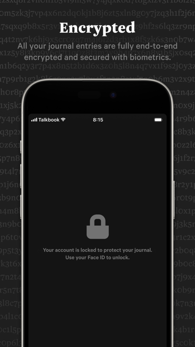 Talkbook Video Journal iPhone screenshot 5 - Health & Fitness app