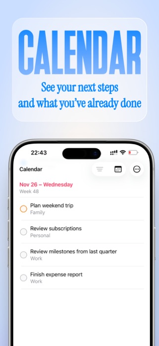 Today Mini: To Do List Screenshot 2 of 5