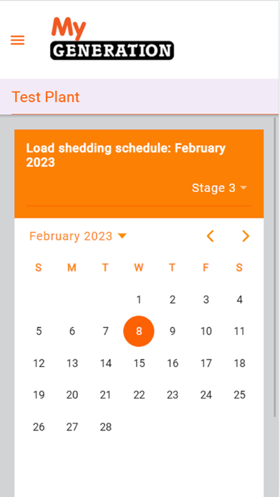 Screenshot 1 of MyGeneration Solar App