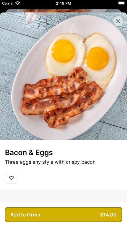 Breakfast At Vivoli Cafe