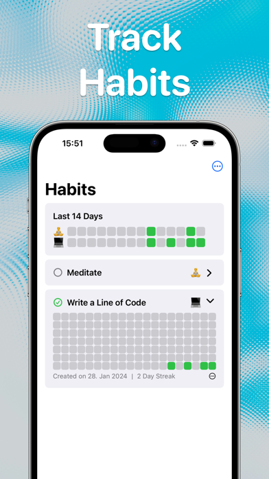 Habits Streaks Tracking Screenshot