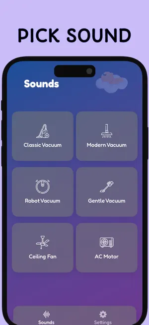 Vacuum Sounds for Baby Sleep screenshot 1