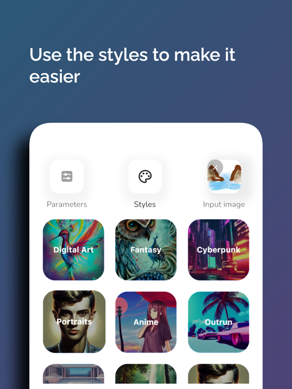 ImmaginAI iPad screenshot 2 - Graphics & Design app