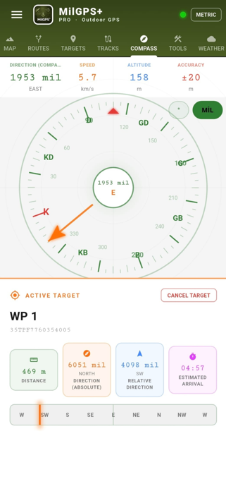 MilGPS+ Screenshot 2 of 4