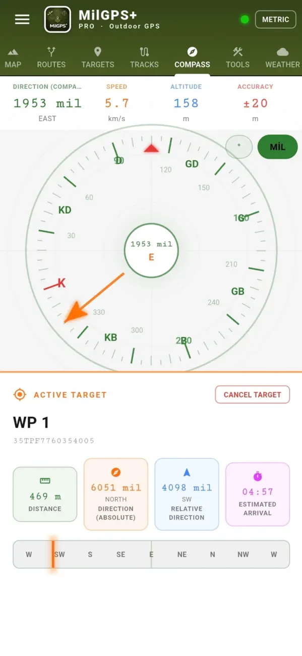 Screenshot #2 pour MilGPS+