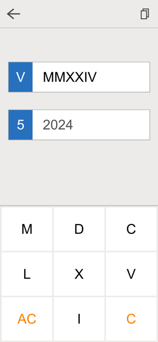 Roman Numerals Generator SDG Screenshot 2 of 4
