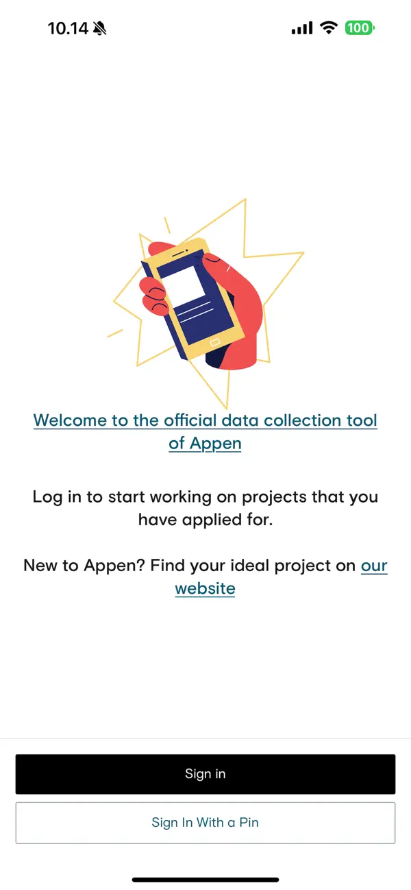 Screenshot #1 pour Appen Mobile