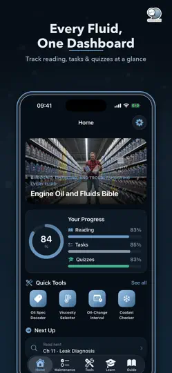 Screenshot von Engine Oil & Fluids Bible auf dem iPhone 1