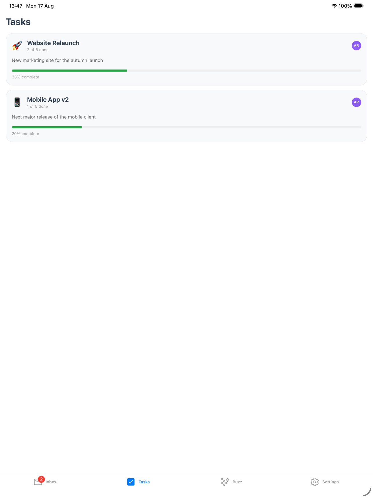 Screenshot 6 of Projectly