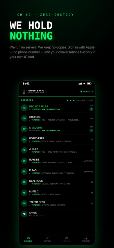 Radio Bravo screenshot 2