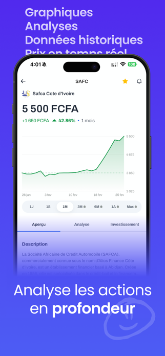 Famaya - Tracker Bourse BRVM Screenshot 2 of 4