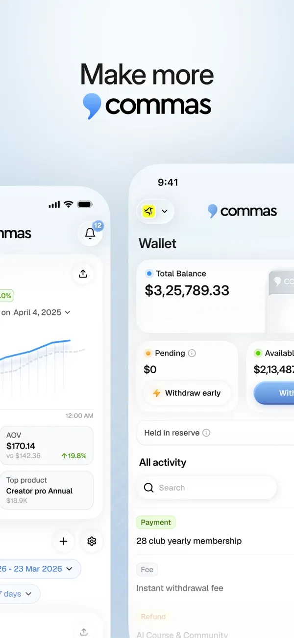 Screenshot #1 pour Commas: the internet economy
