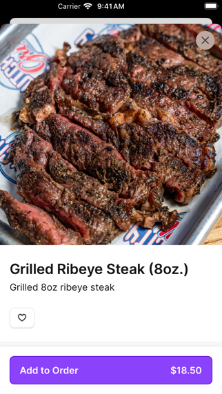 Clutch City Grill iPhone screenshot 4 - Food & Drink app