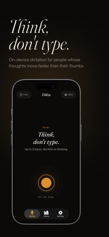 Dikta - Voice to Text screenshot