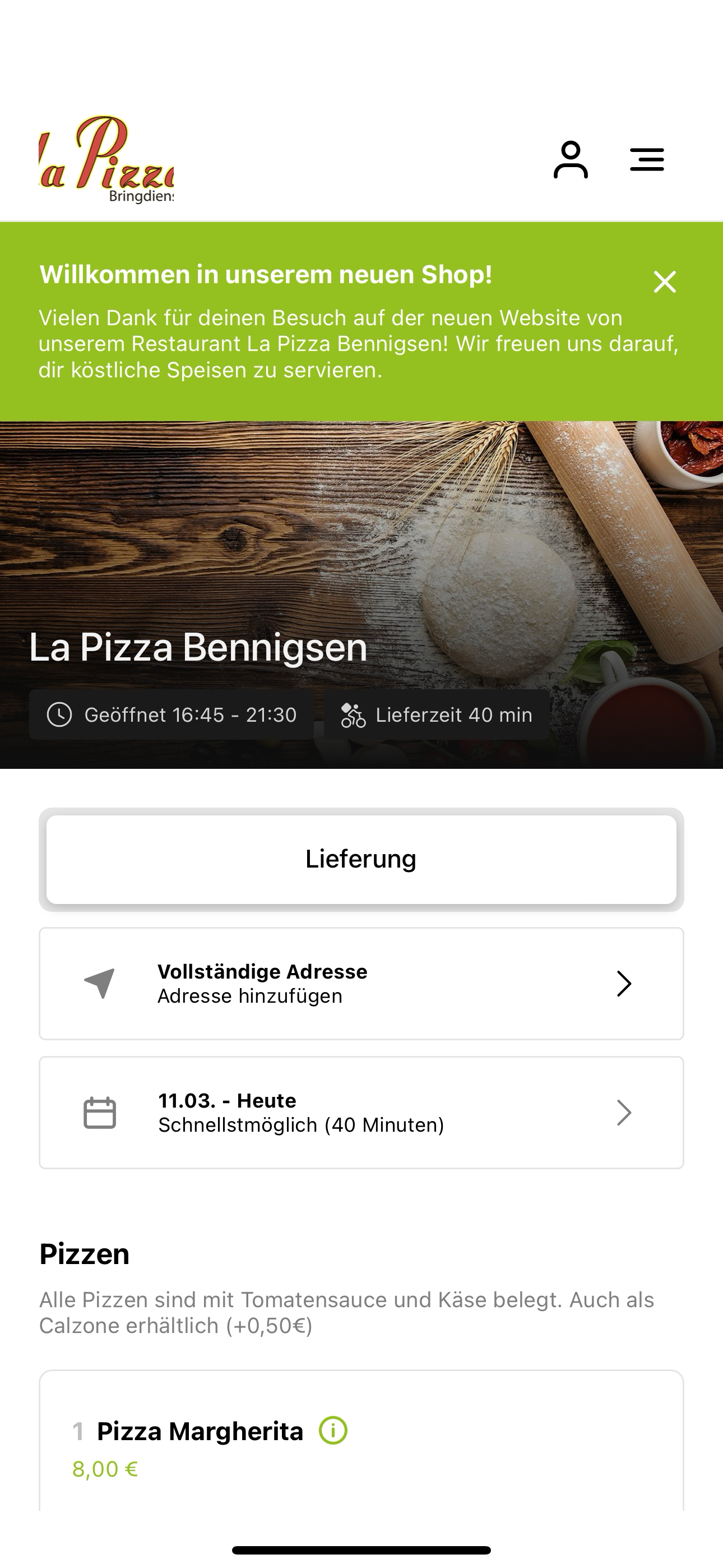 La Pizza Bennigsen