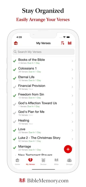 The Bible Memory App iPhone screenshot 4