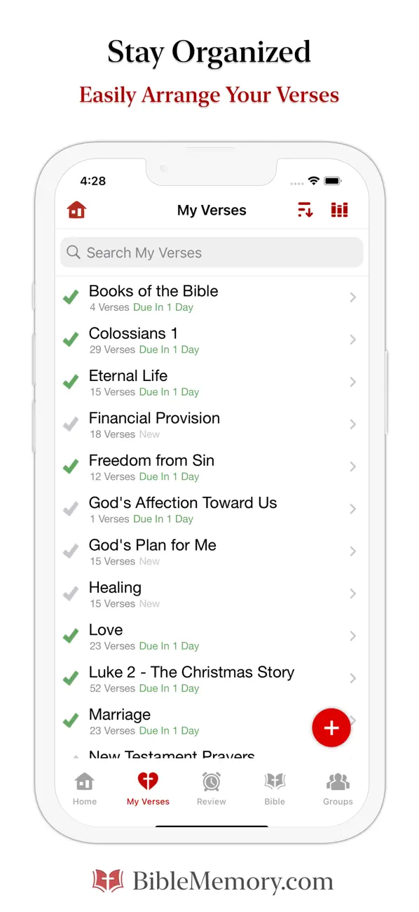 #4. The Bible Memory App (iOS) Ved: Millennial Apps, LLC