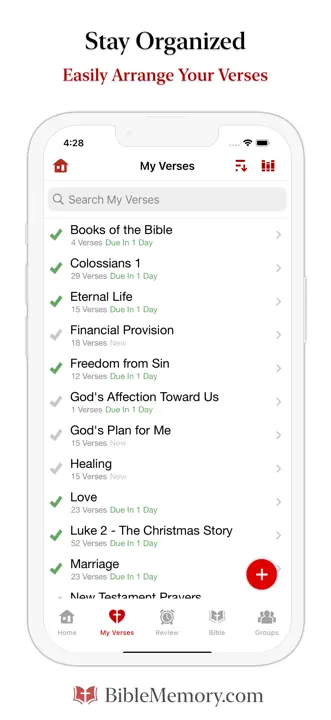 The Bible Memory App: Screenshot 4 von 10