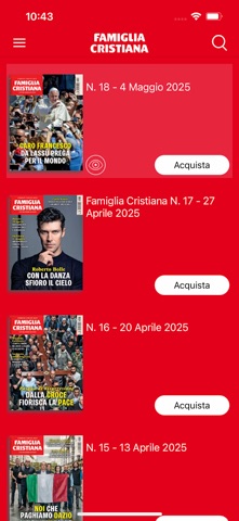 Famiglia Cristiana + iPhone screenshot