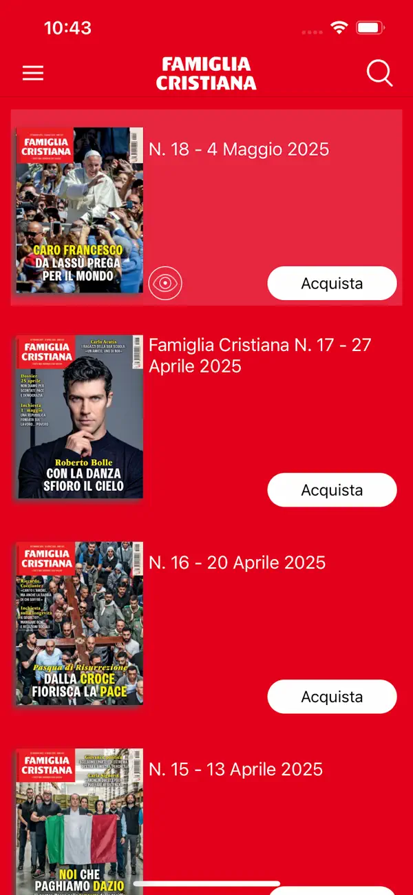 Screenshot #2 pour Famiglia Cristiana +