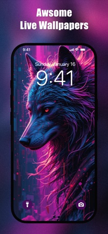 Neon Wallpapers 4K screenshot