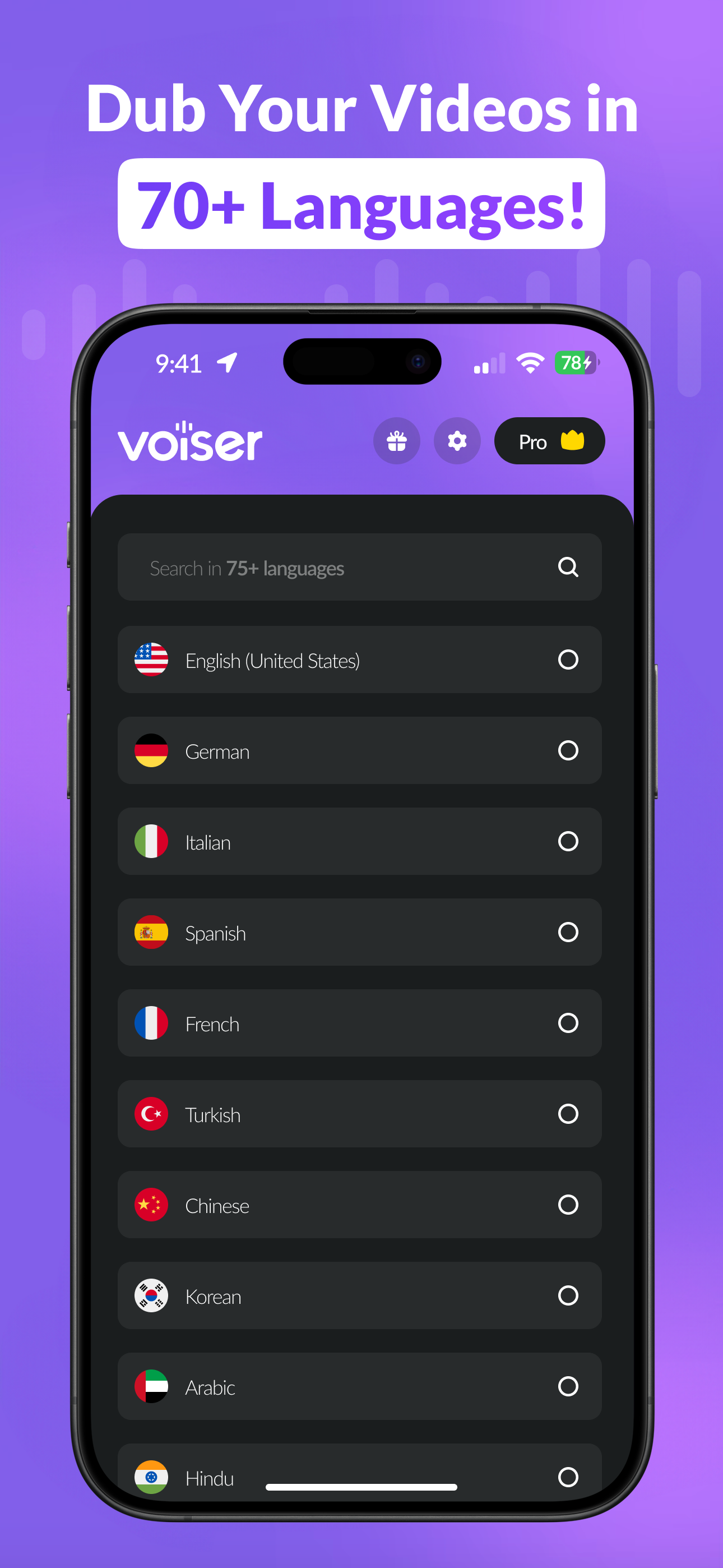 AI Dubbing & Video Translator