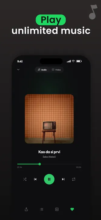 Music Player : Songs Streaming: Screenshot 3 von 4