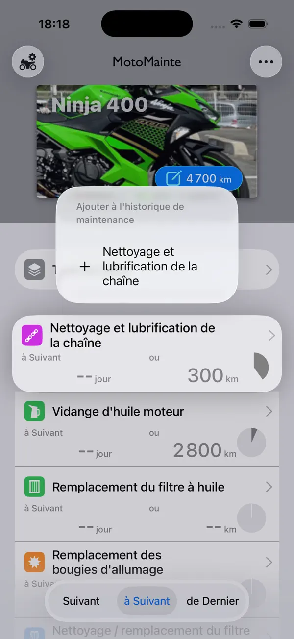 Screenshot #3 pour MotoMainte