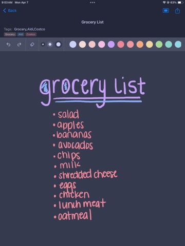 Pastel Ponder iPad screenshot