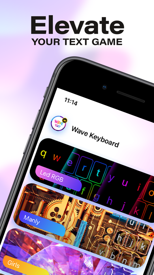 #1. Wave AI Keyboard - Fonts&Skins (iOS) Podle: Wave Design Studio