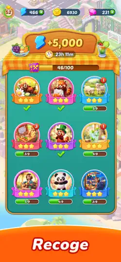 Captura de pantalla de Tasty Travels: Merge Game en iPhone 6