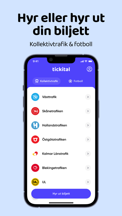 Tickital iPhone screenshot 1