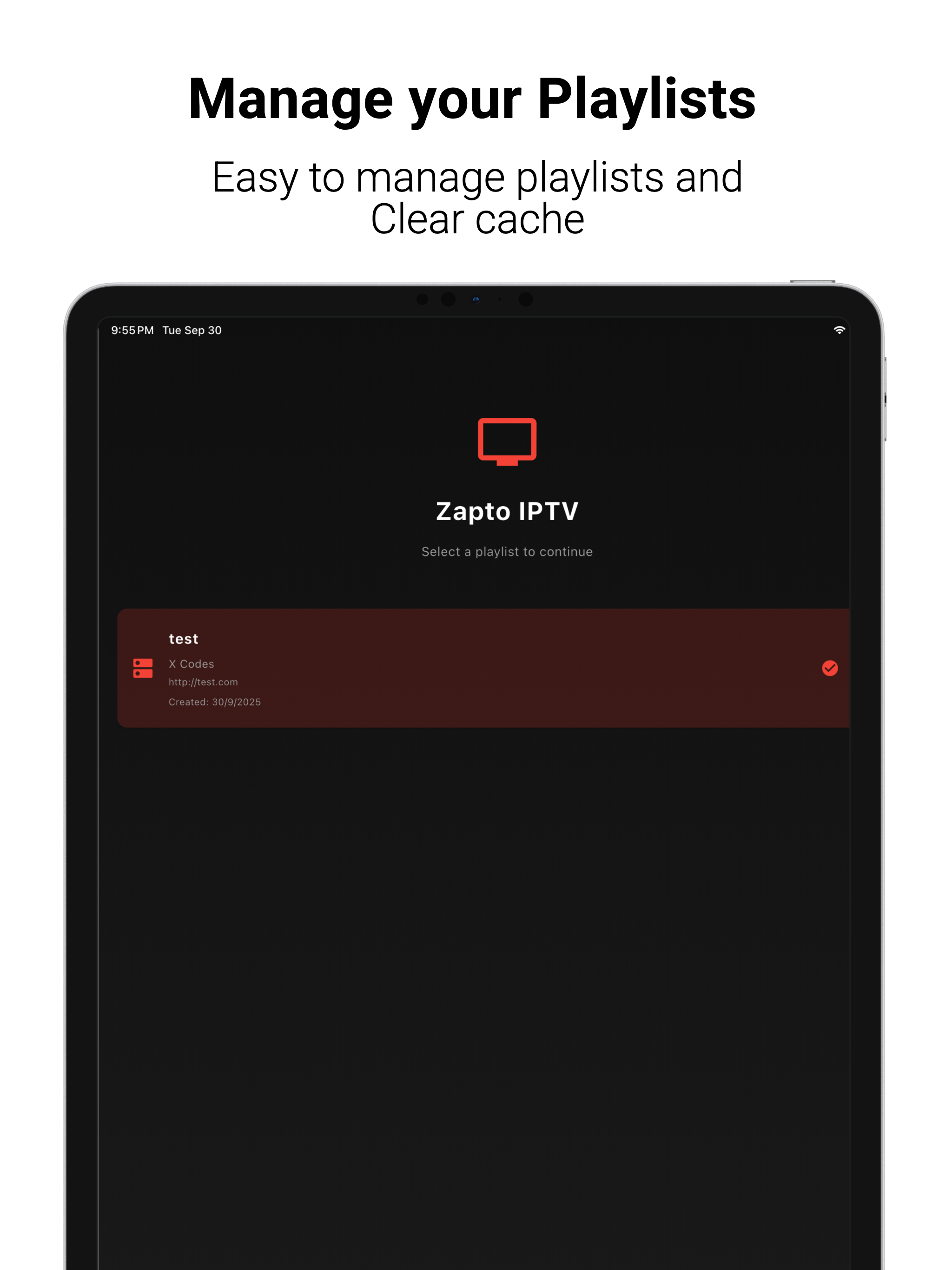 Zapto IPTV - Smartest IPTV App