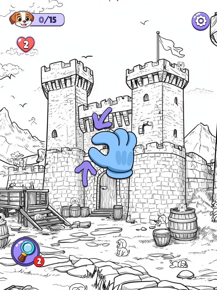 Find The Puppy - Hidden Object