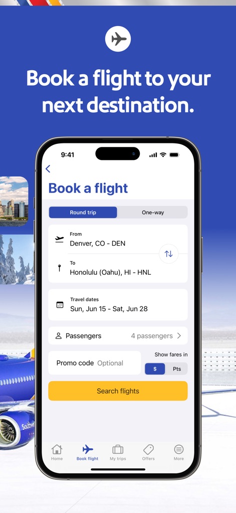 Southwest Airlines: Travel App - Seamless Flight Booking