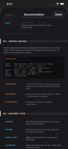 AnimStarter Face Mocap iPhone screenshot