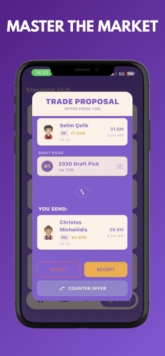 Dunk Manager - Basketball Sim Screenshot 3 of 6