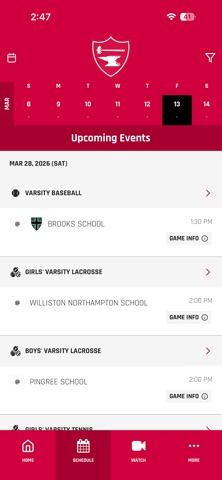 Middlesex Athletics screenshot