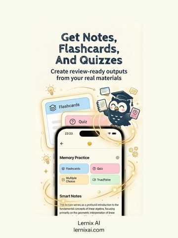 Lernix AI: Study Anything iPad screenshot