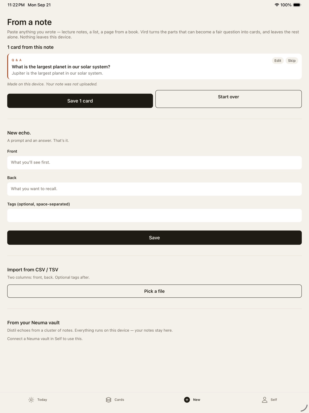 Screenshot 4 of Vird: Spaced Repetition