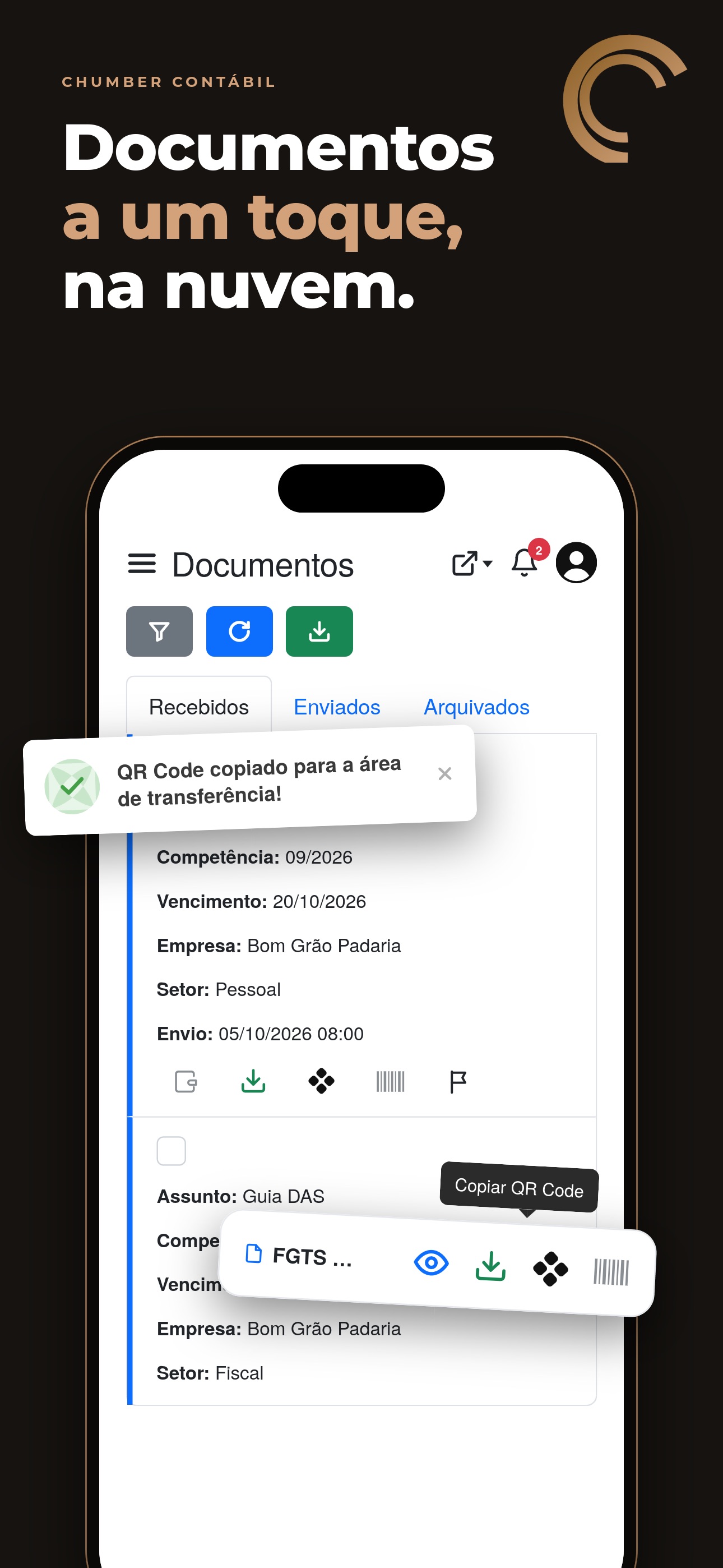 Screenshot 3 of Chumber Contábil