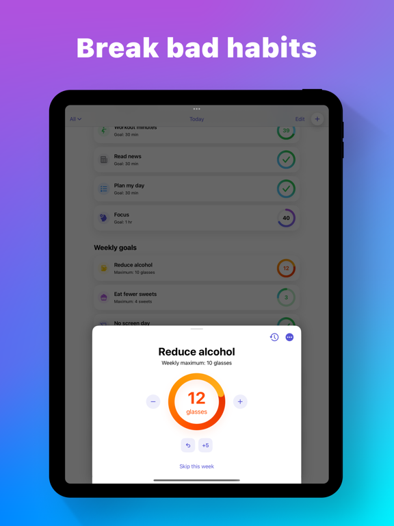 Screenshot #6 pour Awesome Habits: Habit Tracker