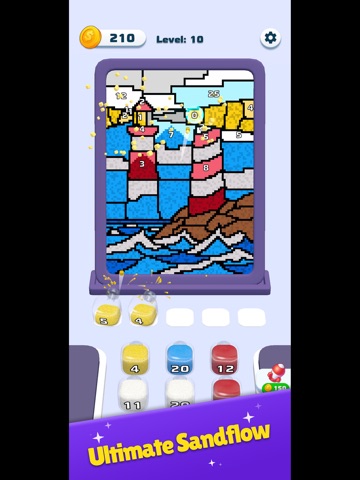 Color Sand Painting iPad screenshot