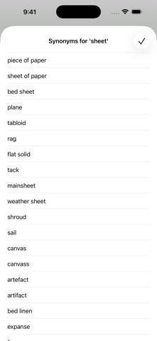 Quick Synonyms screenshot