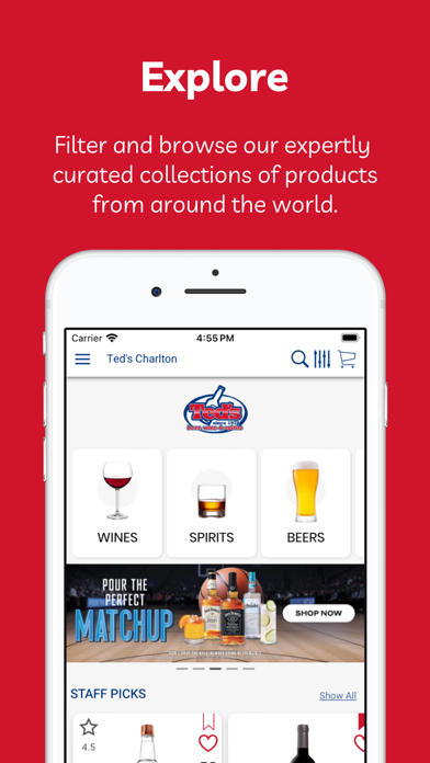 Screenshot #1 pour Ted's Wine & Spirits